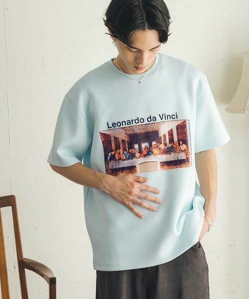 SENSE OF PLACE by URBAN RESEARCH / センスオブプレイス バイ アーバンリサーチ Tシャツ | 『別注』『イージーケア/吸水速乾/接触冷感』ART T-SHIRTS A(davinci) | 詳細14