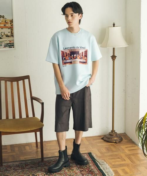 SENSE OF PLACE by URBAN RESEARCH / センスオブプレイス バイ アーバンリサーチ Tシャツ | 『別注』『イージーケア/吸水速乾/接触冷感』ART T-SHIRTS A(davinci) | 詳細16