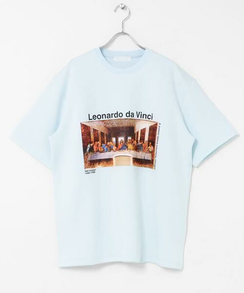SENSE OF PLACE by URBAN RESEARCH / センスオブプレイス バイ アーバンリサーチ Tシャツ | 『別注』『イージーケア/吸水速乾/接触冷感』ART T-SHIRTS A(davinci) | 詳細18