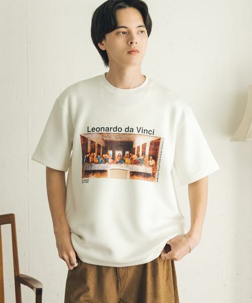 SENSE OF PLACE by URBAN RESEARCH / センスオブプレイス バイ アーバンリサーチ Tシャツ | 『別注』『イージーケア/吸水速乾/接触冷感』ART T-SHIRTS A(davinci) | 詳細22