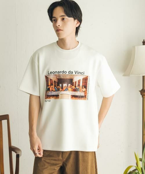 SENSE OF PLACE by URBAN RESEARCH / センスオブプレイス バイ アーバンリサーチ Tシャツ | 『別注』『イージーケア/吸水速乾/接触冷感』ART T-SHIRTS A(davinci) | 詳細23