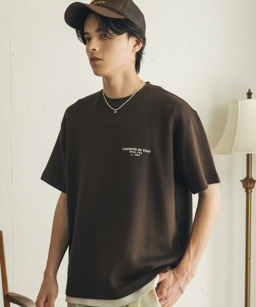 SENSE OF PLACE by URBAN RESEARCH / センスオブプレイス バイ アーバンリサーチ Tシャツ | 『別注』『イージーケア/吸水速乾/接触冷感』ART T-SHIRTS B(davinci) | 詳細1