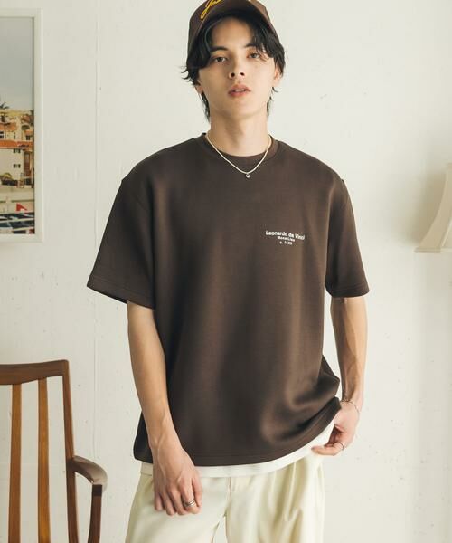 SENSE OF PLACE by URBAN RESEARCH / センスオブプレイス バイ アーバンリサーチ Tシャツ | 『別注』『イージーケア/吸水速乾/接触冷感』ART T-SHIRTS B(davinci) | 詳細2