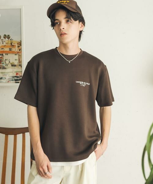 SENSE OF PLACE by URBAN RESEARCH / センスオブプレイス バイ アーバンリサーチ Tシャツ | 『別注』『イージーケア/吸水速乾/接触冷感』ART T-SHIRTS B(davinci) | 詳細3