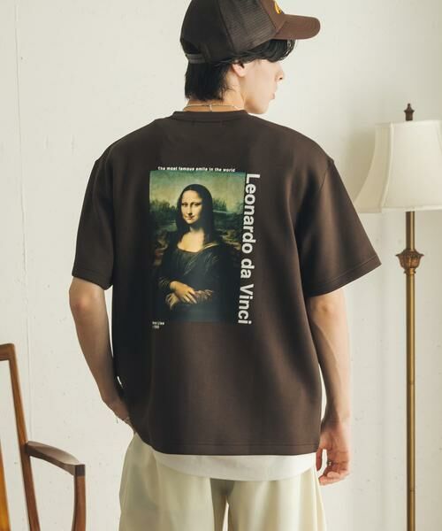 SENSE OF PLACE by URBAN RESEARCH / センスオブプレイス バイ アーバンリサーチ Tシャツ | 『別注』『イージーケア/吸水速乾/接触冷感』ART T-SHIRTS B(davinci) | 詳細4