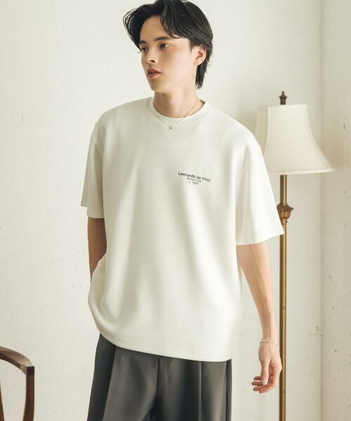 SENSE OF PLACE by URBAN RESEARCH / センスオブプレイス バイ アーバンリサーチ Tシャツ | 『別注』『イージーケア/吸水速乾/接触冷感』ART T-SHIRTS B(davinci) | 詳細14