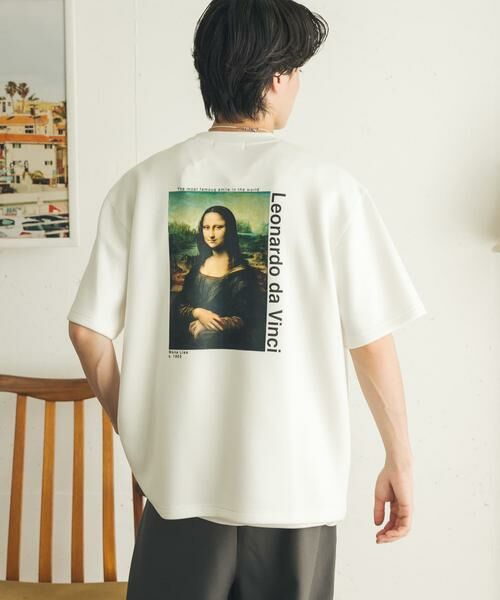 SENSE OF PLACE by URBAN RESEARCH / センスオブプレイス バイ アーバンリサーチ Tシャツ | 『別注』『イージーケア/吸水速乾/接触冷感』ART T-SHIRTS B(davinci) | 詳細16