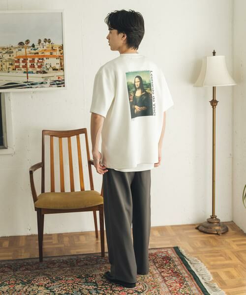 SENSE OF PLACE by URBAN RESEARCH / センスオブプレイス バイ アーバンリサーチ Tシャツ | 『別注』『イージーケア/吸水速乾/接触冷感』ART T-SHIRTS B(davinci) | 詳細19