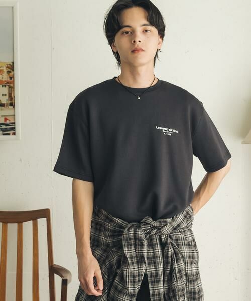 SENSE OF PLACE by URBAN RESEARCH / センスオブプレイス バイ アーバンリサーチ Tシャツ | 『別注』『イージーケア/吸水速乾/接触冷感』ART T-SHIRTS B(davinci) | 詳細23