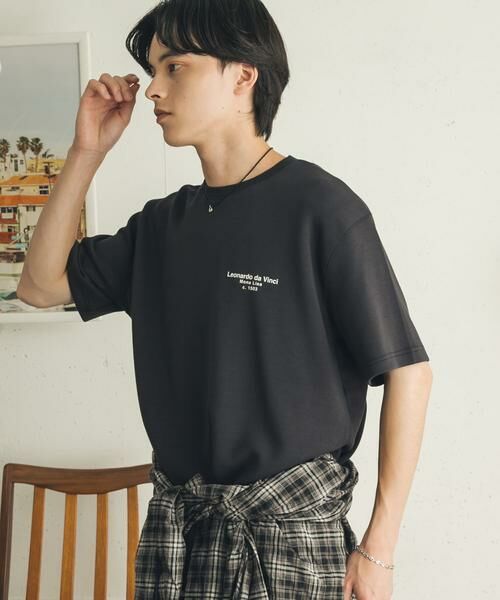 SENSE OF PLACE by URBAN RESEARCH / センスオブプレイス バイ アーバンリサーチ Tシャツ | 『別注』『イージーケア/吸水速乾/接触冷感』ART T-SHIRTS B(davinci) | 詳細24