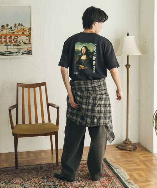 SENSE OF PLACE by URBAN RESEARCH / センスオブプレイス バイ アーバンリサーチ Tシャツ | 『別注』『イージーケア/吸水速乾/接触冷感』ART T-SHIRTS B(davinci) | 詳細26