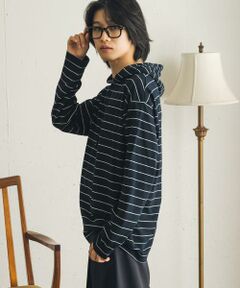 SENSE OF PLACE by URBAN RESEARCH / センスオブプレイス バイ アーバンリサーチ Tシャツ | ボーダーフーディーロングTシャツ