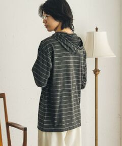 SENSE OF PLACE by URBAN RESEARCH / センスオブプレイス バイ アーバンリサーチ Tシャツ | ボーダーフーディーロングTシャツ