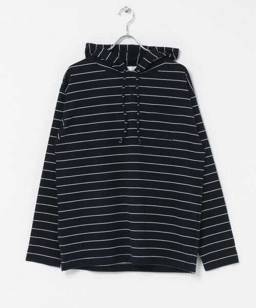 SENSE OF PLACE by URBAN RESEARCH / センスオブプレイス バイ アーバンリサーチ Tシャツ | ボーダーフーディーロングTシャツ | 詳細7