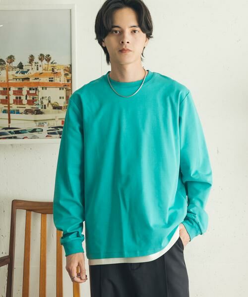 SENSE OF PLACE by URBAN RESEARCH / センスオブプレイス バイ アーバンリサーチ Tシャツ | 『イージーケア/吸水速乾』コンフォートロングTシャツ | 詳細1