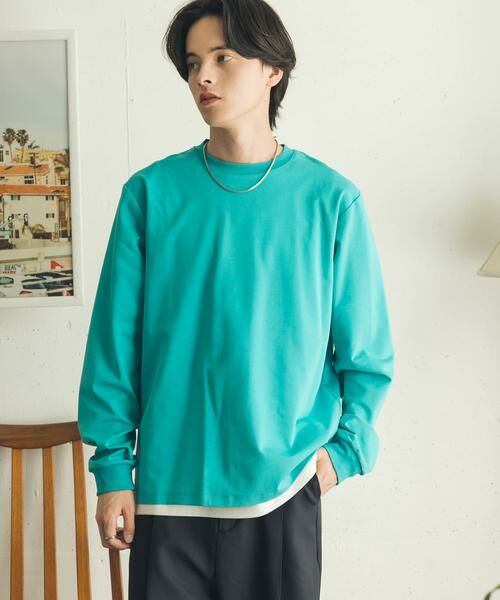 SENSE OF PLACE by URBAN RESEARCH / センスオブプレイス バイ アーバンリサーチ Tシャツ | 『イージーケア/吸水速乾』コンフォートロングTシャツ | 詳細2