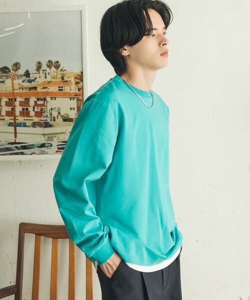 SENSE OF PLACE by URBAN RESEARCH / センスオブプレイス バイ アーバンリサーチ Tシャツ | 『イージーケア/吸水速乾』コンフォートロングTシャツ | 詳細4