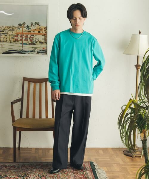 SENSE OF PLACE by URBAN RESEARCH / センスオブプレイス バイ アーバンリサーチ Tシャツ | 『イージーケア/吸水速乾』コンフォートロングTシャツ | 詳細5