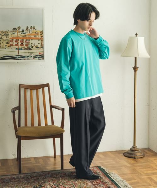 SENSE OF PLACE by URBAN RESEARCH / センスオブプレイス バイ アーバンリサーチ Tシャツ | 『イージーケア/吸水速乾』コンフォートロングTシャツ | 詳細6