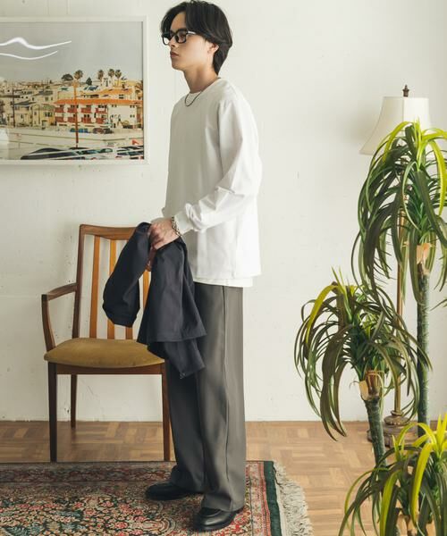 SENSE OF PLACE by URBAN RESEARCH / センスオブプレイス バイ アーバンリサーチ Tシャツ | 『イージーケア/吸水速乾』コンフォートロングTシャツ | 詳細5