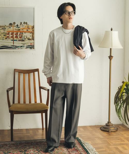 SENSE OF PLACE by URBAN RESEARCH / センスオブプレイス バイ アーバンリサーチ Tシャツ | 『イージーケア/吸水速乾』コンフォートロングTシャツ | 詳細6