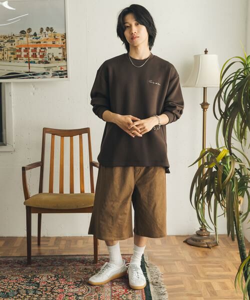 SENSE OF PLACE by URBAN RESEARCH / センスオブプレイス バイ アーバンリサーチ Tシャツ | 『イージーケア/吸水速乾』シシュウダンボールポンチロングスリーブTシャツ | 詳細10