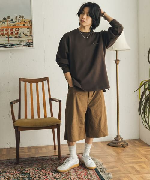 SENSE OF PLACE by URBAN RESEARCH / センスオブプレイス バイ アーバンリサーチ Tシャツ | 『イージーケア/吸水速乾』シシュウダンボールポンチロングスリーブTシャツ | 詳細11