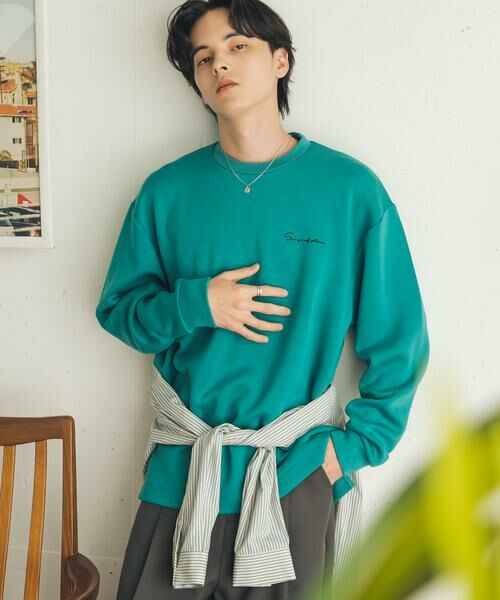 SENSE OF PLACE by URBAN RESEARCH / センスオブプレイス バイ アーバンリサーチ Tシャツ | 『イージーケア/吸水速乾』シシュウダンボールポンチロングスリーブTシャツ | 詳細24