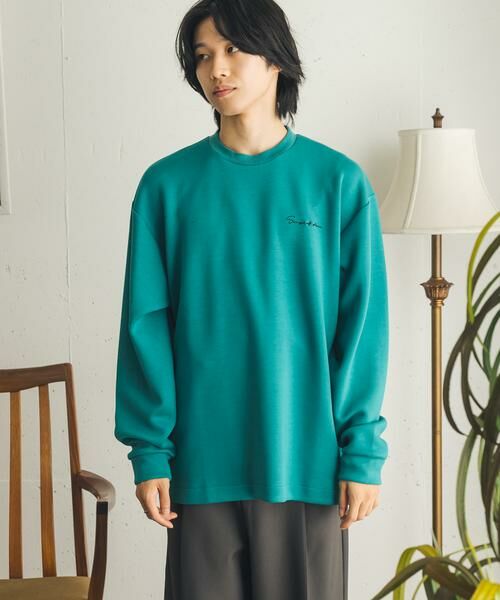SENSE OF PLACE by URBAN RESEARCH / センスオブプレイス バイ アーバンリサーチ Tシャツ | 『イージーケア/吸水速乾』シシュウダンボールポンチロングスリーブTシャツ | 詳細17