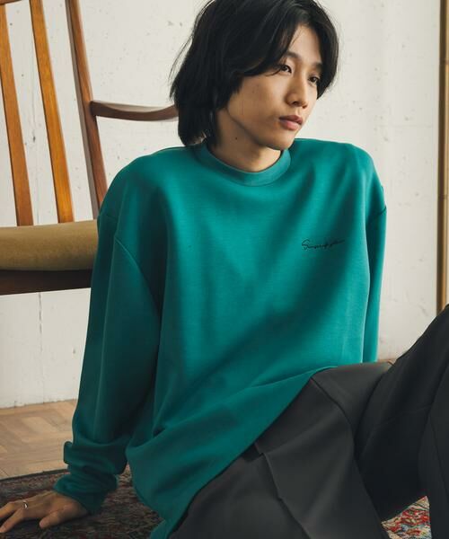SENSE OF PLACE by URBAN RESEARCH / センスオブプレイス バイ アーバンリサーチ Tシャツ | 『イージーケア/吸水速乾』シシュウダンボールポンチロングスリーブTシャツ | 詳細18