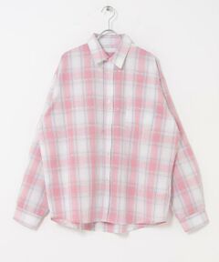 SENSE OF PLACE by URBAN RESEARCH / センスオブプレイス バイ アーバンリサーチ シャツ・ブラウス | ドビーチェックレギュラーカラーロングスリーブシャツ
