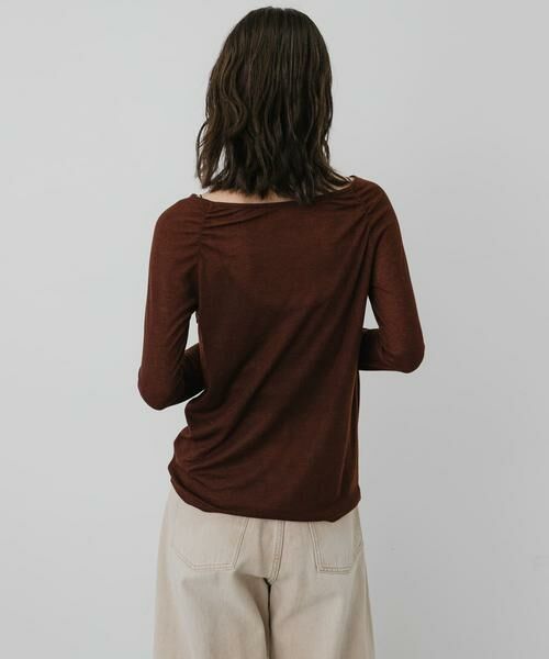 SENSE OF PLACE by URBAN RESEARCH / センスオブプレイス バイ アーバンリサーチ Tシャツ | シャーリングボートネックトップ | 詳細3