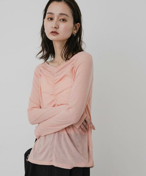 SENSE OF PLACE by URBAN RESEARCH / センスオブプレイス バイ アーバンリサーチ Tシャツ | シャーリングボートネックトップ | 詳細9