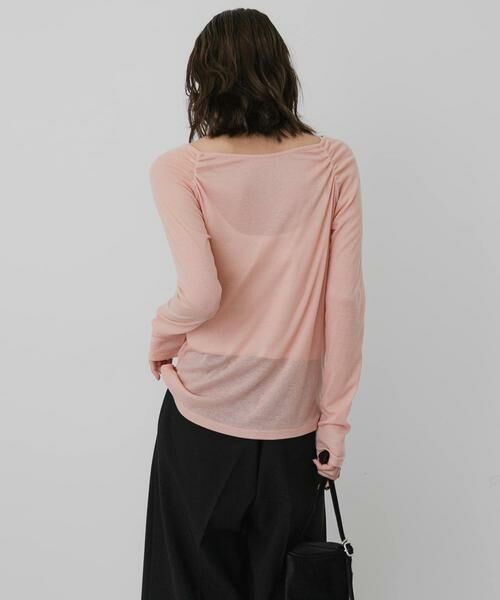 SENSE OF PLACE by URBAN RESEARCH / センスオブプレイス バイ アーバンリサーチ Tシャツ | シャーリングボートネックトップ | 詳細10