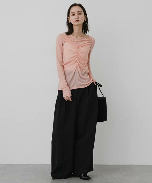 SENSE OF PLACE by URBAN RESEARCH / センスオブプレイス バイ アーバンリサーチ Tシャツ | シャーリングボートネックトップ | 詳細11