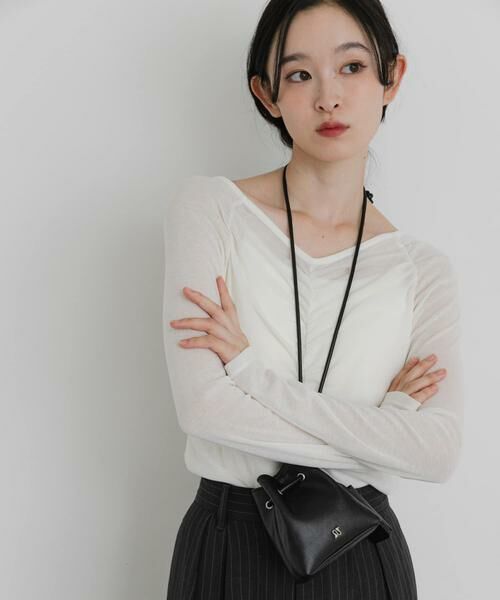SENSE OF PLACE by URBAN RESEARCH / センスオブプレイス バイ アーバンリサーチ Tシャツ | シャーリングボートネックトップ | 詳細15