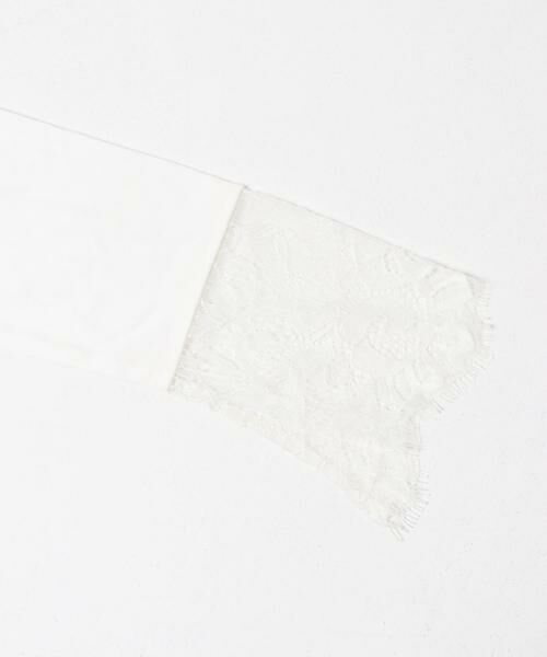 SENSE OF PLACE by URBAN RESEARCH / センスオブプレイス バイ アーバンリサーチ Tシャツ | 保湿レースヘムレイヤードカットソー | 詳細6