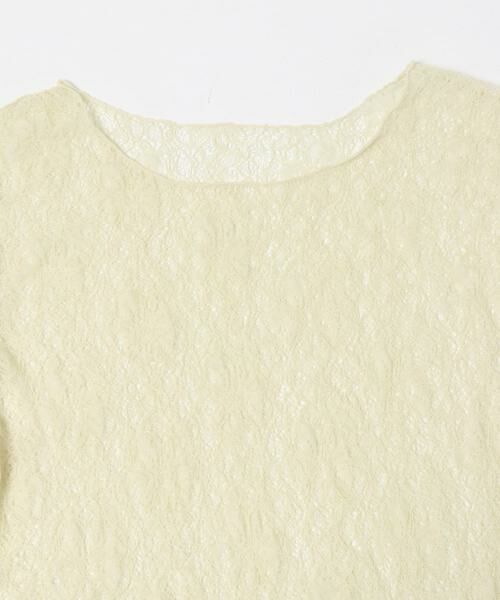 SENSE OF PLACE by URBAN RESEARCH / センスオブプレイス バイ アーバンリサーチ Tシャツ | シアーレースカットトップ | 詳細29