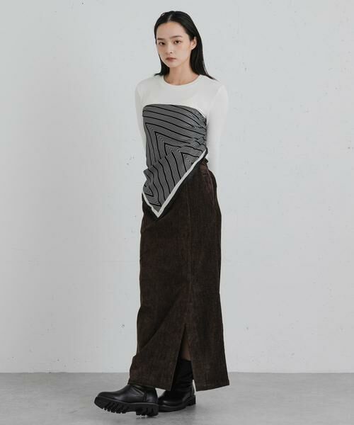 SENSE OF PLACE by URBAN RESEARCH / センスオブプレイス バイ アーバンリサーチ Tシャツ | 『WEB/一部店舗限定』袖口レーストップ | 詳細11
