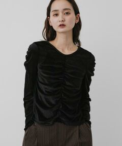 SENSE OF PLACE by URBAN RESEARCH / センスオブプレイス バイ アーバンリサーチ Tシャツ | 『WEB/一部店舗限定』シアーベロアシャーリングトップ