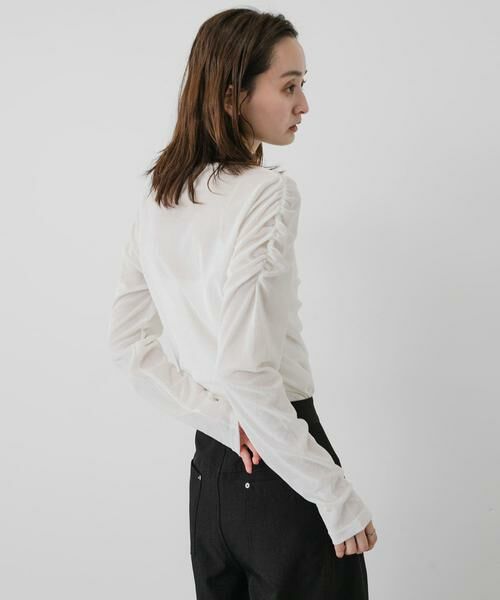 SENSE OF PLACE by URBAN RESEARCH / センスオブプレイス バイ アーバンリサーチ Tシャツ | 『WEB/一部店舗限定』シアーベロアシャーリングトップ | 詳細12