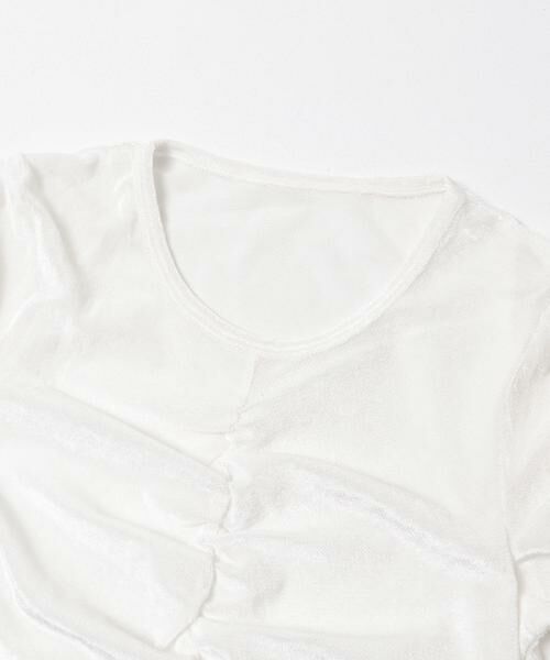 SENSE OF PLACE by URBAN RESEARCH / センスオブプレイス バイ アーバンリサーチ Tシャツ | 『WEB/一部店舗限定』シアーベロアシャーリングトップ | 詳細16