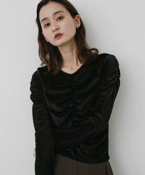 SENSE OF PLACE by URBAN RESEARCH / センスオブプレイス バイ アーバンリサーチ Tシャツ | 『WEB/一部店舗限定』シアーベロアシャーリングトップ | 詳細17