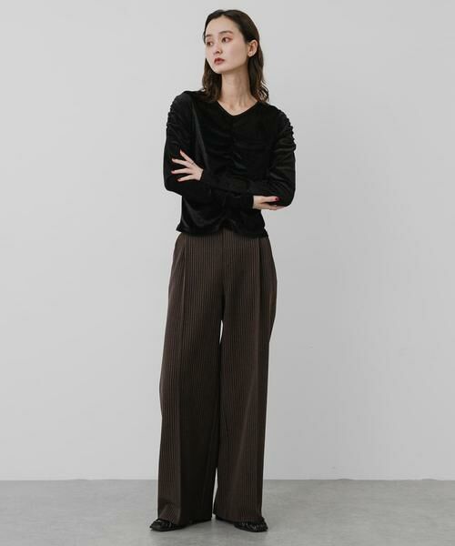 SENSE OF PLACE by URBAN RESEARCH / センスオブプレイス バイ アーバンリサーチ Tシャツ | 『WEB/一部店舗限定』シアーベロアシャーリングトップ | 詳細20