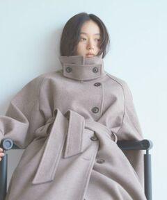 SENSE OF PLACE by URBAN RESEARCH / センスオブプレイス バイ アーバンリサーチ その他アウター | 抗ピル スタンドカラーロングコート