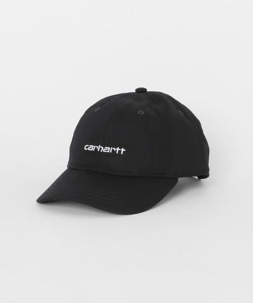 SENSE OF PLACE by URBAN RESEARCH / センスオブプレイス バイ アーバンリサーチ キャップ | CARHARTT　Canvas Script Cap（ブラック）