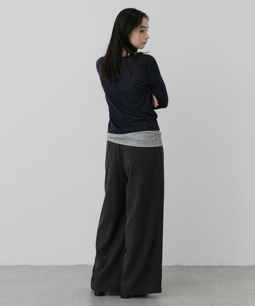 SENSE OF PLACE by URBAN RESEARCH / センスオブプレイス バイ アーバンリサーチ Tシャツ | シャーリングスリーブレイヤードTシャツ | 詳細8