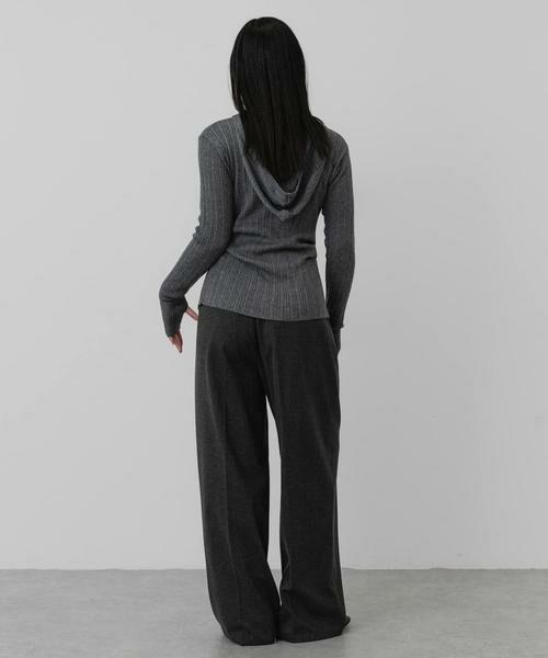 SENSE OF PLACE by URBAN RESEARCH / センスオブプレイス バイ アーバンリサーチ ニット・セーター | 『洗濯可』マルチリブニットフーディー | 詳細17