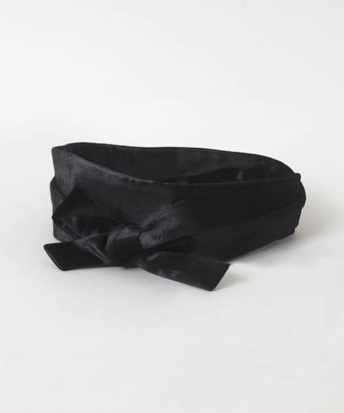 ＊＊SENSE OF PLACE by URBAN RESEARCH / センスオブプレイス バイ アーバンリサーチ ベルト・サスペンダー | ベロアサッシュベルト∴（BLACK）