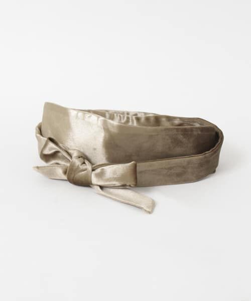 ＊＊SENSE OF PLACE by URBAN RESEARCH / センスオブプレイス バイ アーバンリサーチ ベルト・サスペンダー | ベロアサッシュベルト∴（BEIGE）
